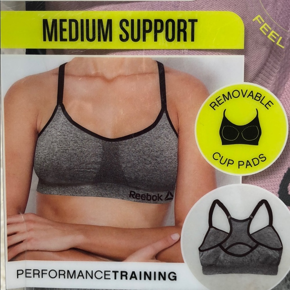 New in box Reebok seamless sports bra (2 pack)
